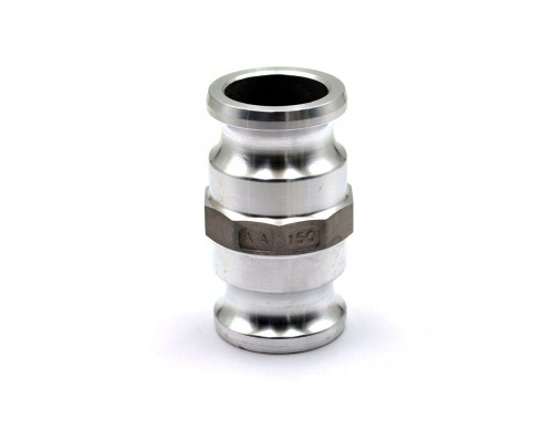 Камлок переходной алюм. АА-150 (ПАПА 38мм + ПАПА 38мм) 1 1/2" х 1 1/2"